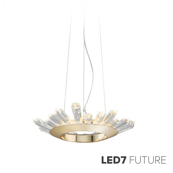 Loft Industry Modern - Crystall Sun Chandelier3